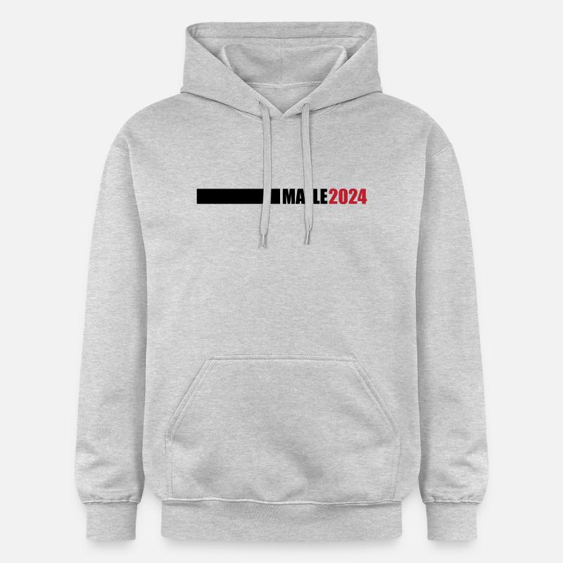 Malle 2024 Majorque - Sweat à capuche Softstyle® Gildan Unisexe - gris clair chiné