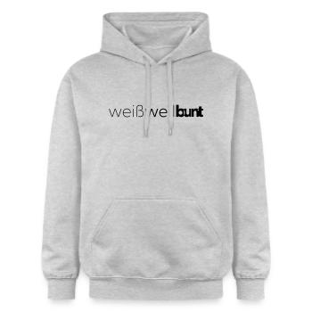 Favorite color: White - Gildan Unisex Softstyle® Midweight Hoodie - light heather grey - Front - Liana (172cm) & Jaron (178cm)