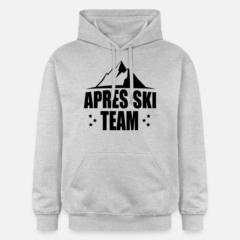 équipe après-ski - Sweat à capuche Softstyle® Gildan Unisexe - gris clair chiné
