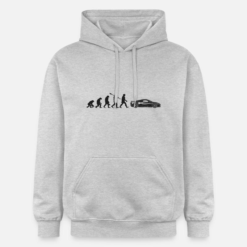 Auto De Sport Evolution - Sweat à capuche Softstyle® Gildan Unisexe - gris clair chiné