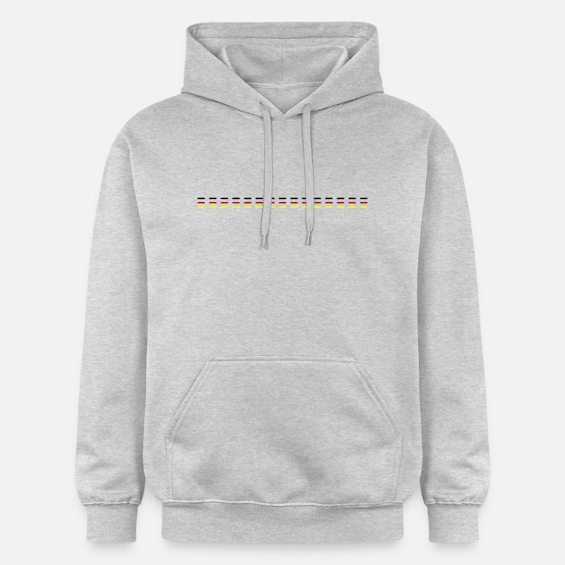 Ligne Allemagne - Sweat à capuche Softstyle® Gildan Unisexe - gris clair chiné