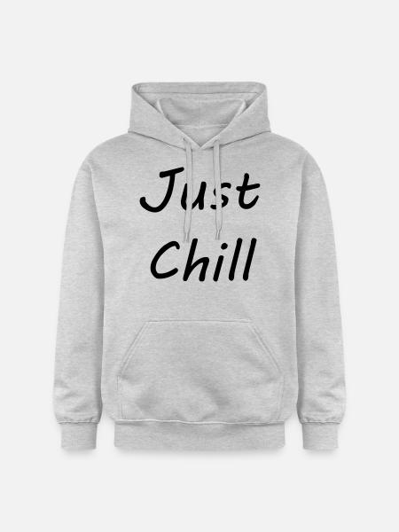 JustChill - Gildan Unisex Softstyle® Midweight Hoodie - light heather grey
