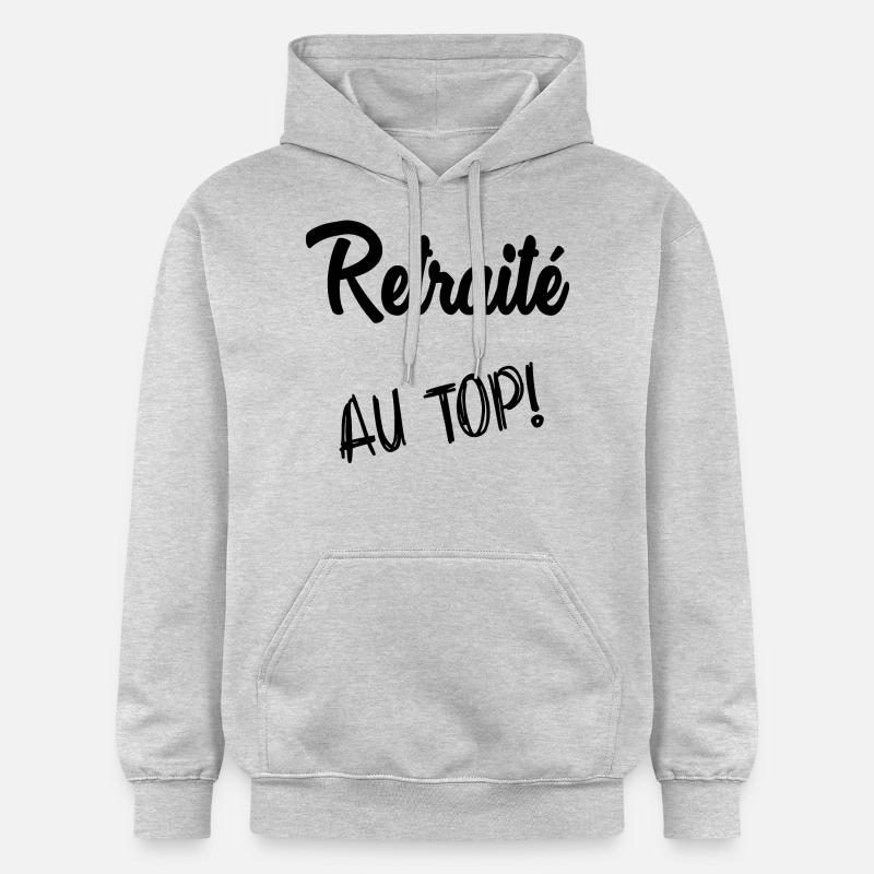 RETRAITE. RETRAITE. RETRAITEE - Sweat à capuche Softstyle® Gildan Unisexe - gris clair chiné