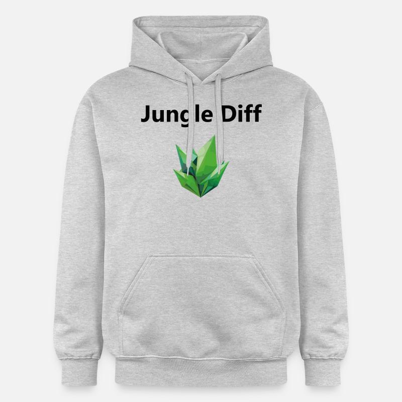 Diff League Legend Jungle Noir - Sweat à capuche Softstyle® Gildan Unisexe - gris clair chiné