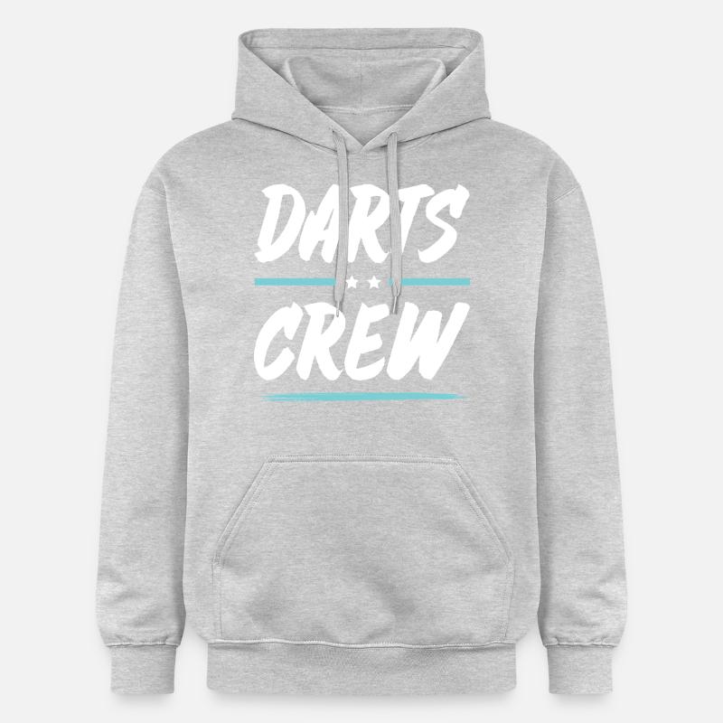 Équipe de fléchettes - Sweat à capuche Softstyle® Gildan Unisexe - gris clair chiné