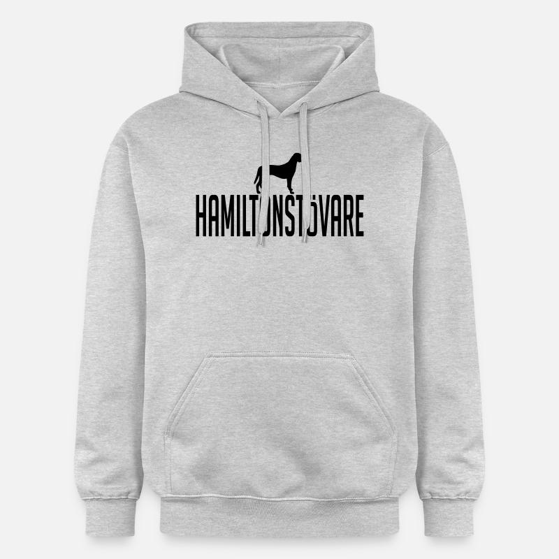 race Chien courant de Hamilton - Sweat à capuche Softstyle® Gildan Unisexe - gris clair chiné