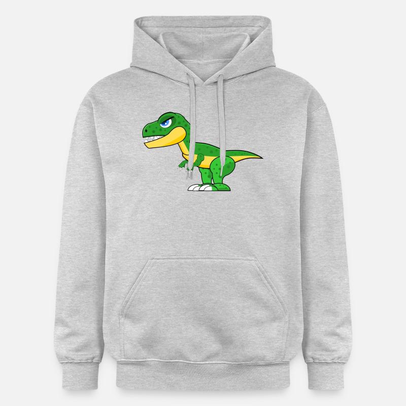 dinosaur - Gildan Unisex Softstyle® Midweight Hoodie - light heather grey