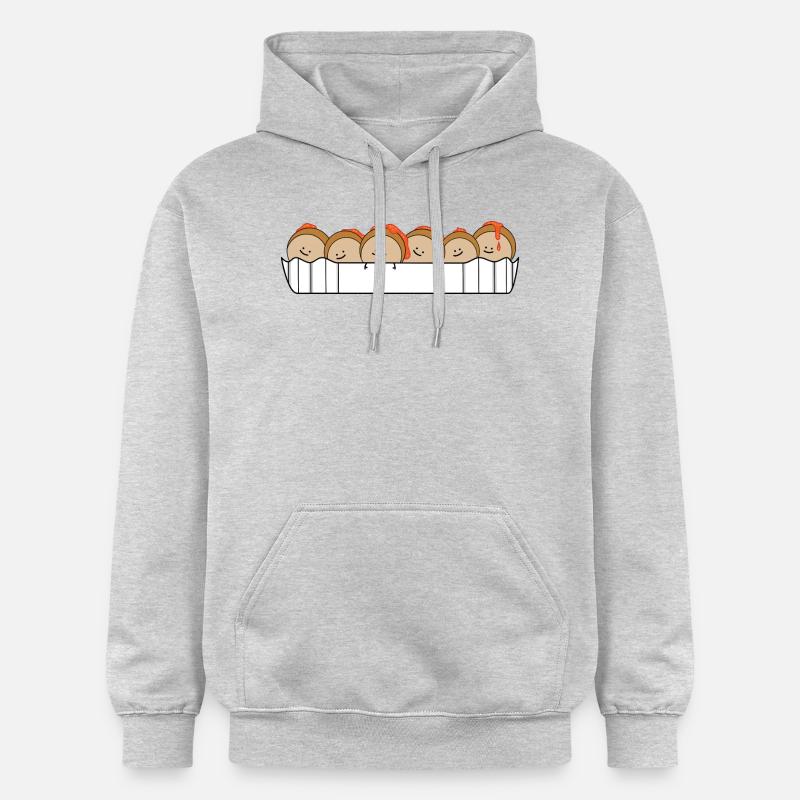 Currywurst - Sweat à capuche Softstyle® Gildan Unisexe - gris clair chiné