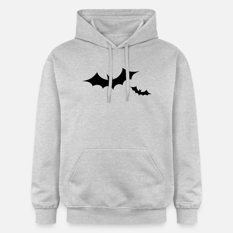 bats - Sweat à capuche Softstyle® Gildan Unisexe - gris clair chiné