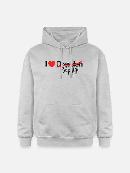Leipzig! - Gildan Unisex Softstyle® Midweight Hoodie - light heather grey