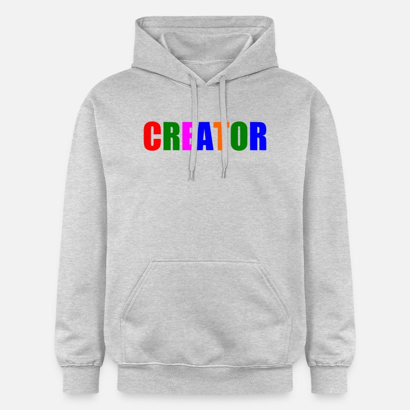 Creator - Sweat à capuche Softstyle® Gildan Unisexe - gris clair chiné