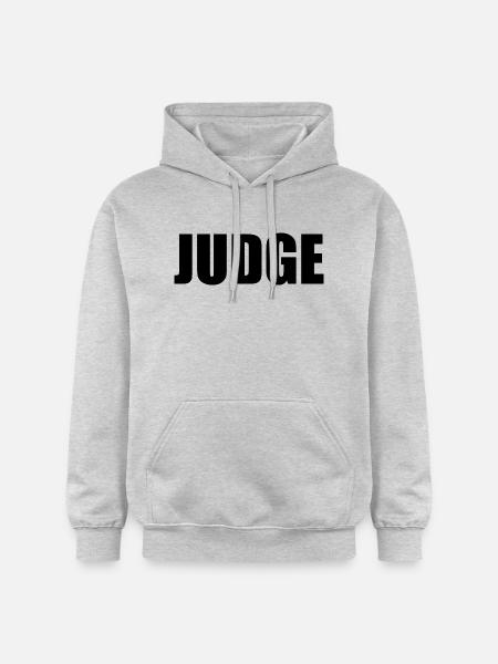 Judge - Gildan Unisex Softstyle® Midweight Hoodie - Hellgrau meliert