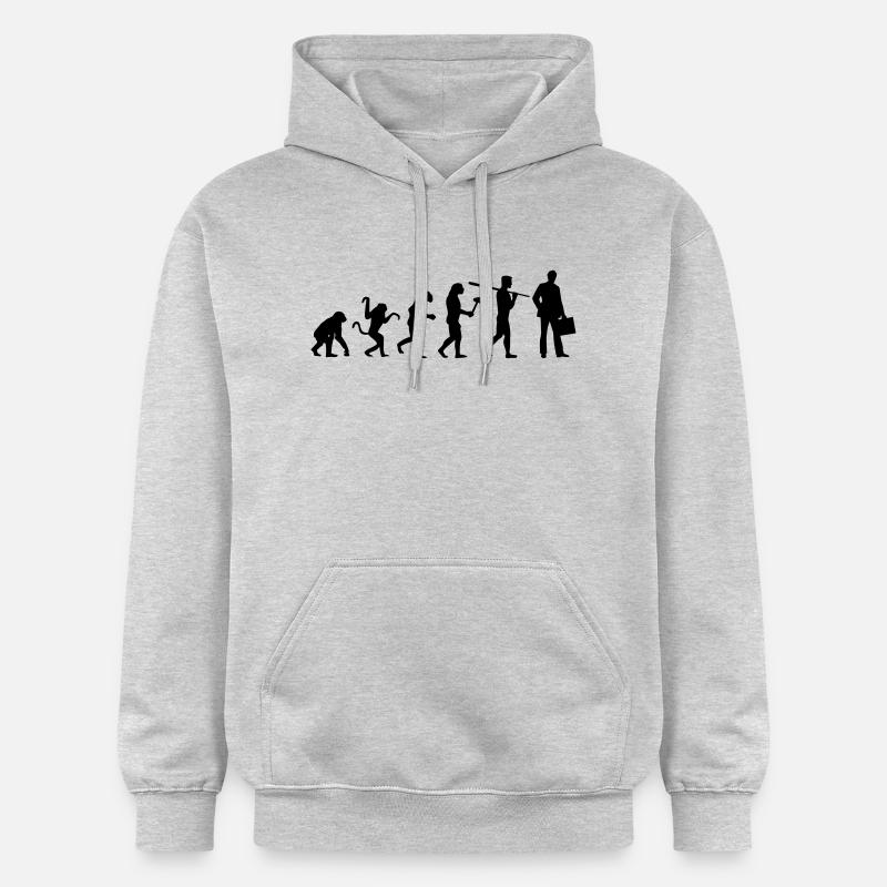 BUSINESS EVOLUTION! - Sweat à capuche Softstyle® Gildan Unisexe - gris clair chiné