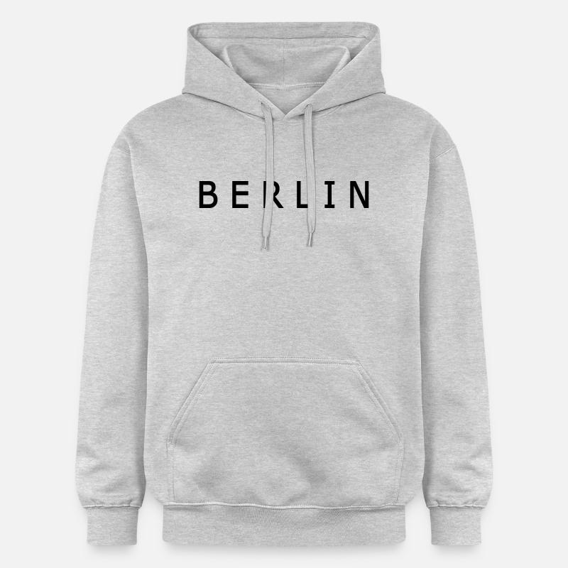 Berlin - Sweat à capuche Softstyle® Gildan Unisexe - gris clair chiné