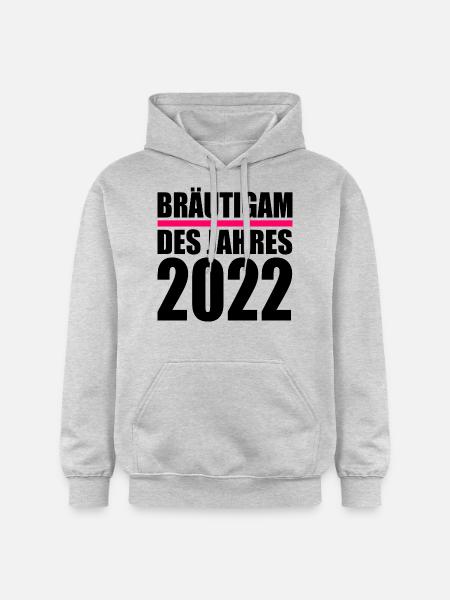 bräutigam - Gildan Unisex Softstyle® Midweight Hoodie - Hellgrau meliert