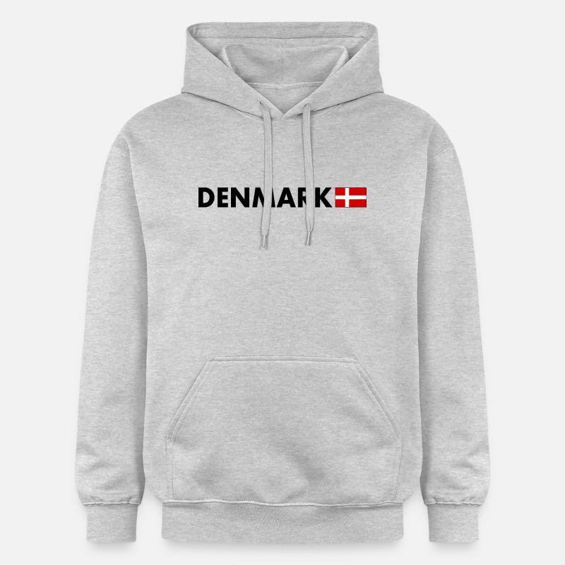 Danemark - Sweat à capuche Softstyle® Gildan Unisexe - gris clair chiné