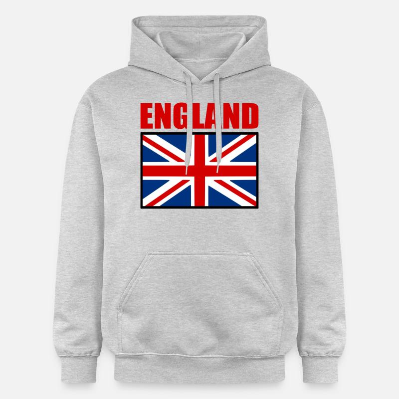 angleterre - Sweat à capuche Softstyle® Gildan Unisexe - gris clair chiné