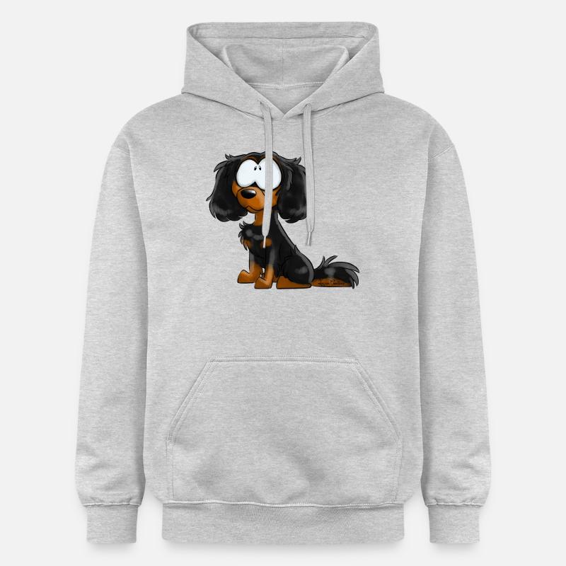 Je Suis CKC - Noir Feu - Sweat à capuche Softstyle® Gildan Unisexe - gris clair chiné