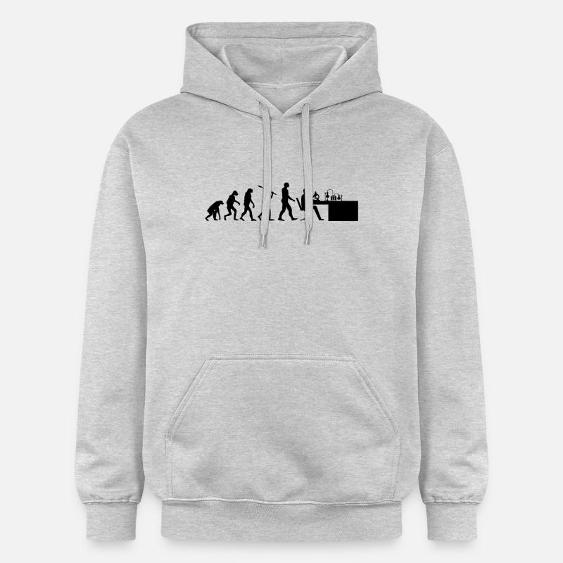 Cadeaux Evolution chimique Chimiste - Sweat à capuche Softstyle® Gildan Unisexe - gris clair chiné