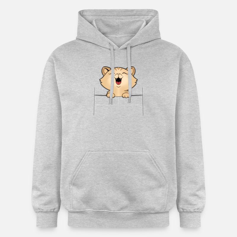 couleur chaton - Sweat à capuche Softstyle® Gildan Unisexe - gris clair chiné