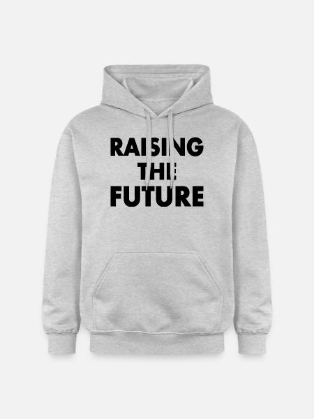 Raising the future - Gildan Unisex Softstyle® Midweight Hoodie - light heather grey