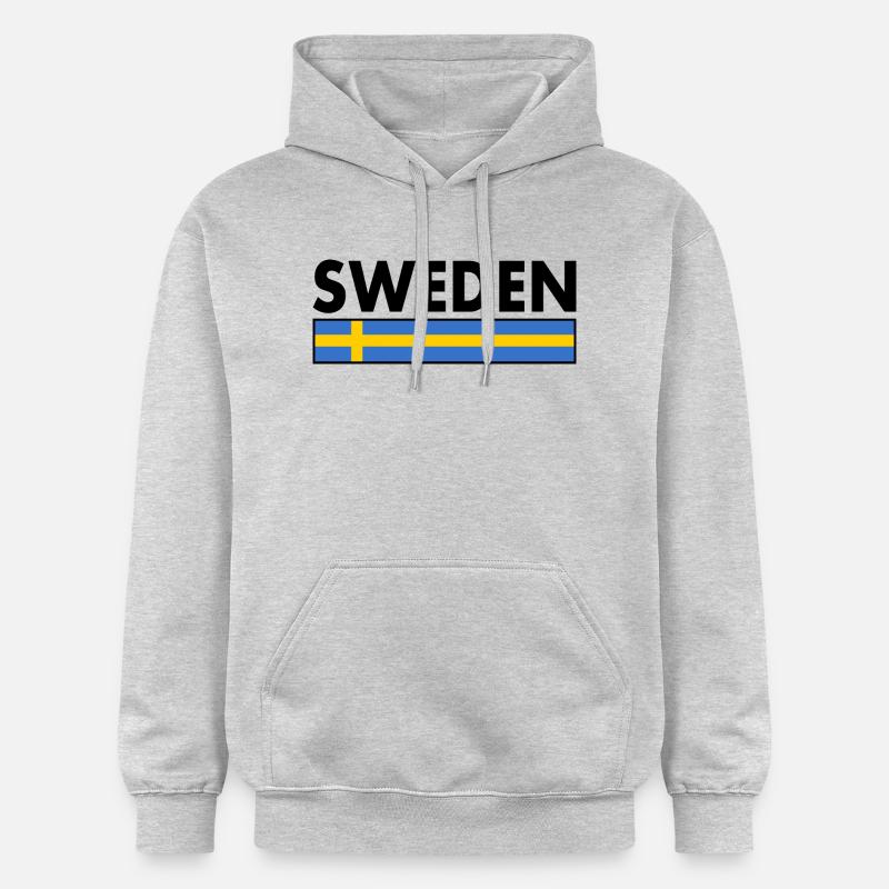 Suède - Sweat à capuche Softstyle® Gildan Unisexe - gris clair chiné