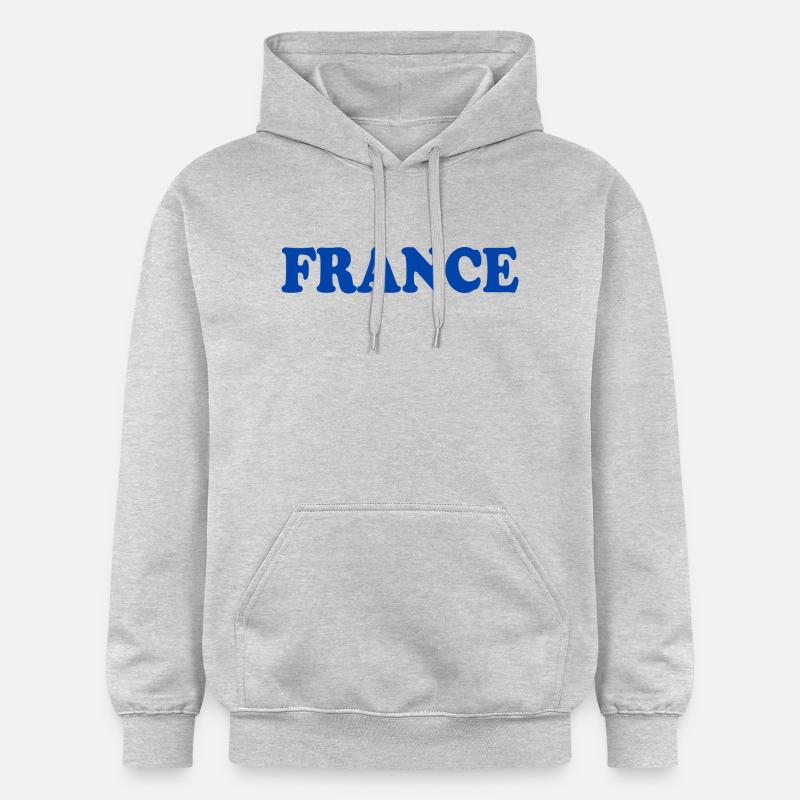 France - Sweat à capuche Softstyle® Gildan Unisexe - gris clair chiné
