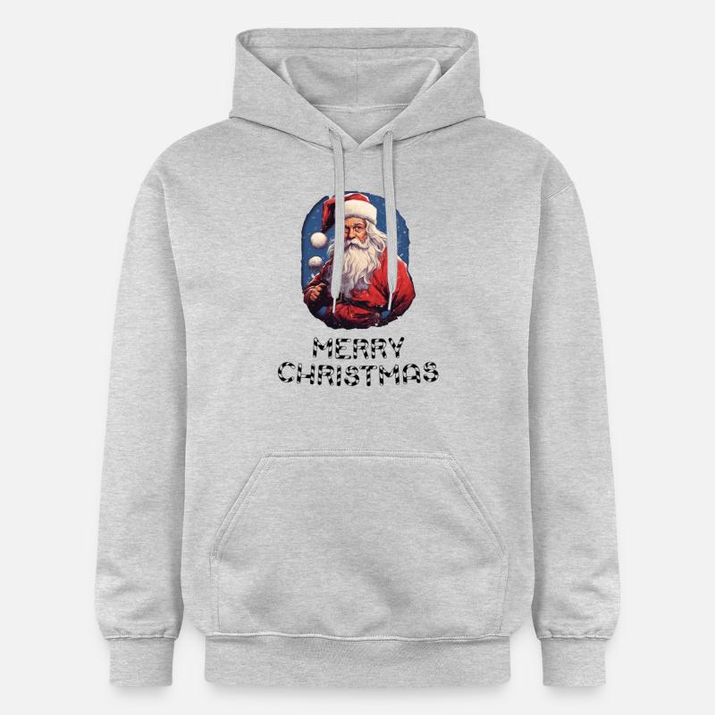 Père Noël - Marry Christmas - Sweat à capuche Softstyle® Gildan Unisexe - gris clair chiné