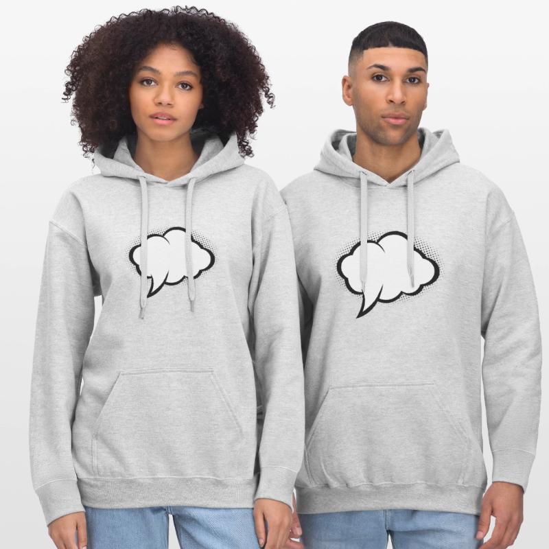 Comic speech bubble Gildan Unisex Softstyle® Midweight Hoodie