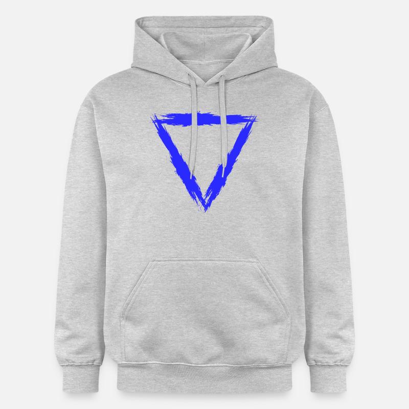 Élément symbole eau - Sweat à capuche Softstyle® Gildan Unisexe - gris clair chiné