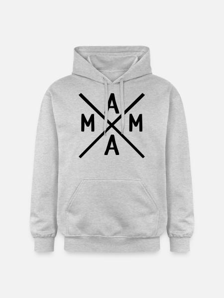 Mama - Gildan Unisex Softstyle® Midweight Hoodie - Hellgrau meliert