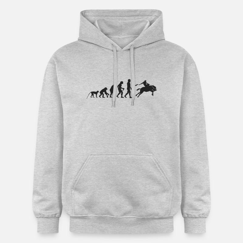 Evolution Rodeo - Sweat à capuche Softstyle® Gildan Unisexe - gris clair chiné