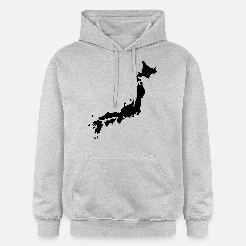 Japan - Gildan Unisex Softstyle® Midweight Hoodie - light heather grey