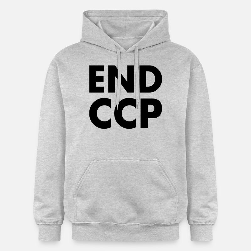 End ccp - Sweat à capuche Softstyle® Gildan Unisexe - gris clair chiné