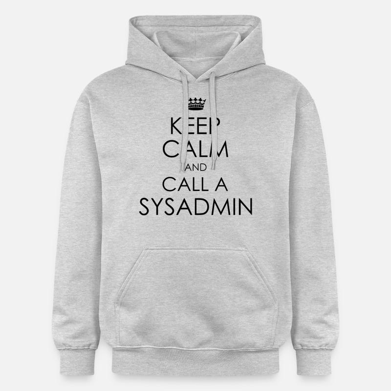 appeler sysadmin - Sweat à capuche Softstyle® Gildan Unisexe - gris clair chiné