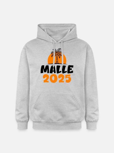 Malle 2025 - Gildan Unisex Softstyle® Midweight Hoodie - Hellgrau meliert