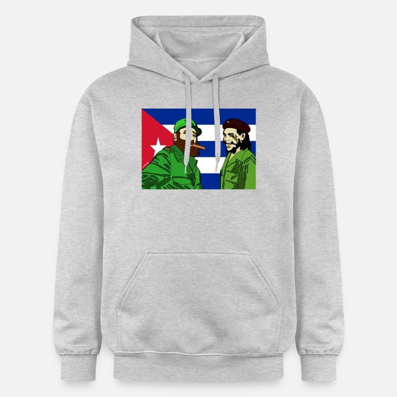 Fidel & Che Tee - Sweat à capuche Softstyle® Gildan Unisexe - gris clair chiné
