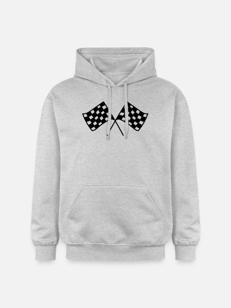 RACING FLAG - Gildan Unisex Softstyle® Midweight Hoodie - light heather grey