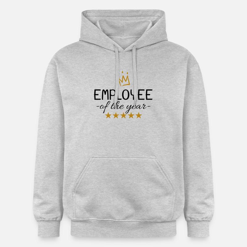 Employé de l'année - Sweat à capuche Softstyle® Gildan Unisexe - gris clair chiné