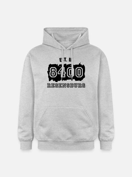 Established 8400 Regensburg - Gildan Unisex Softstyle® Midweight Hoodie - Hellgrau meliert