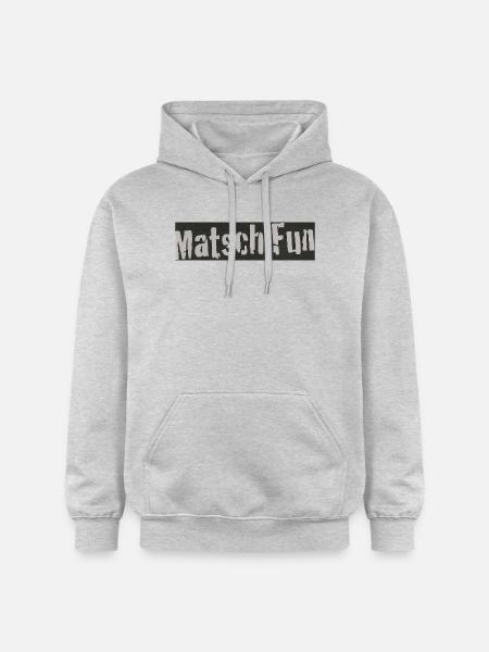 Matsch Fun - Gildan Unisex Softstyle® Midweight Hoodie - Hellgrau meliert