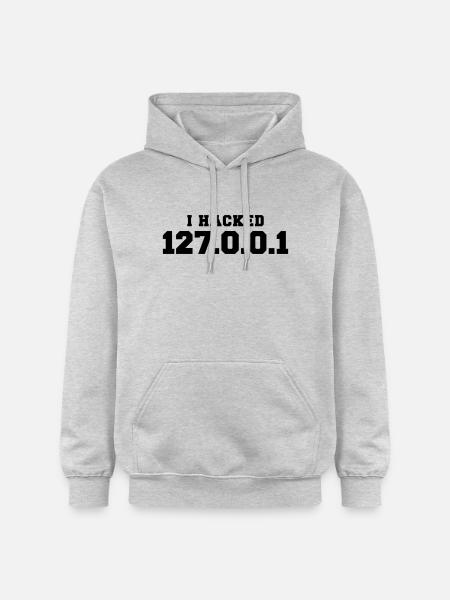 I hacked 127.0.0.1 - Gildan Unisex Softstyle® Midweight Hoodie - light heather grey