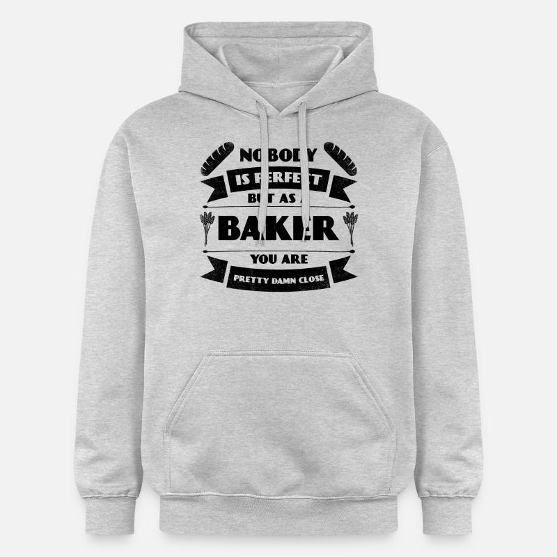 Perfect baker bakery bread baking pastry - Gildan Unisex Softstyle® Midweight Hoodie - light heather grey