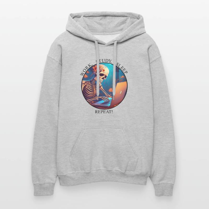 Work, Study, Sleep, Repeat! Gildan Unisex Softstyle® Midweight Hoodie
