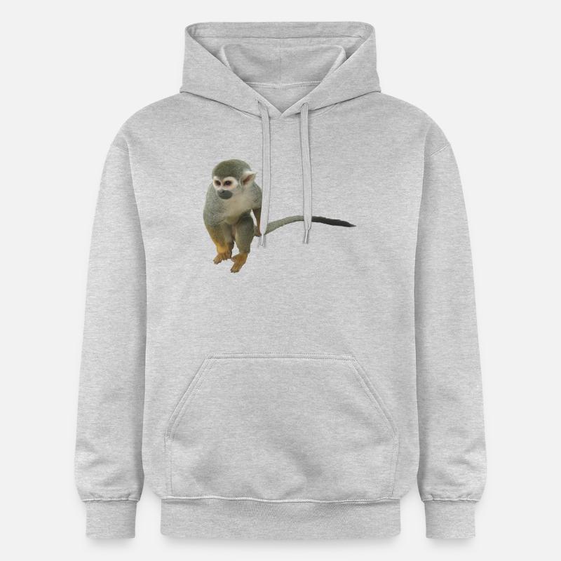 singe - Sweat à capuche Softstyle® Gildan Unisexe - gris clair chiné