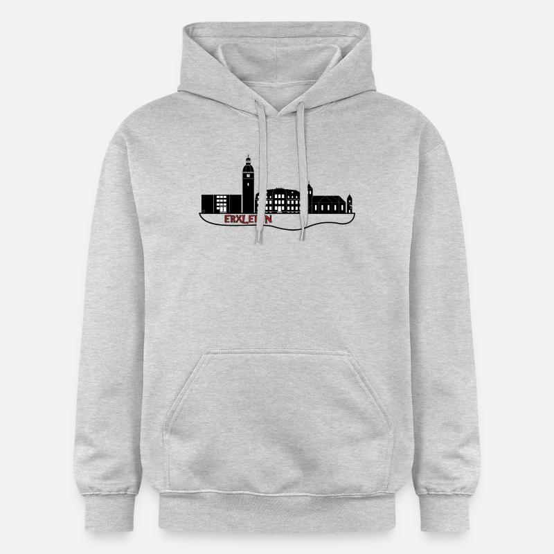 Expérience Skyline - Sweat à capuche Softstyle® Gildan Unisexe - gris clair chiné