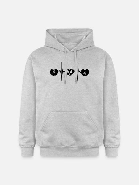Harlopen healthy diet cardio - Gildan Unisex Softstyle® Midweight Hoodie - light heather grey