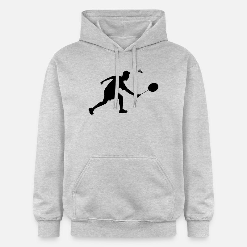 Nuance de badminton - Sweat à capuche Softstyle® Gildan Unisexe - gris clair chiné