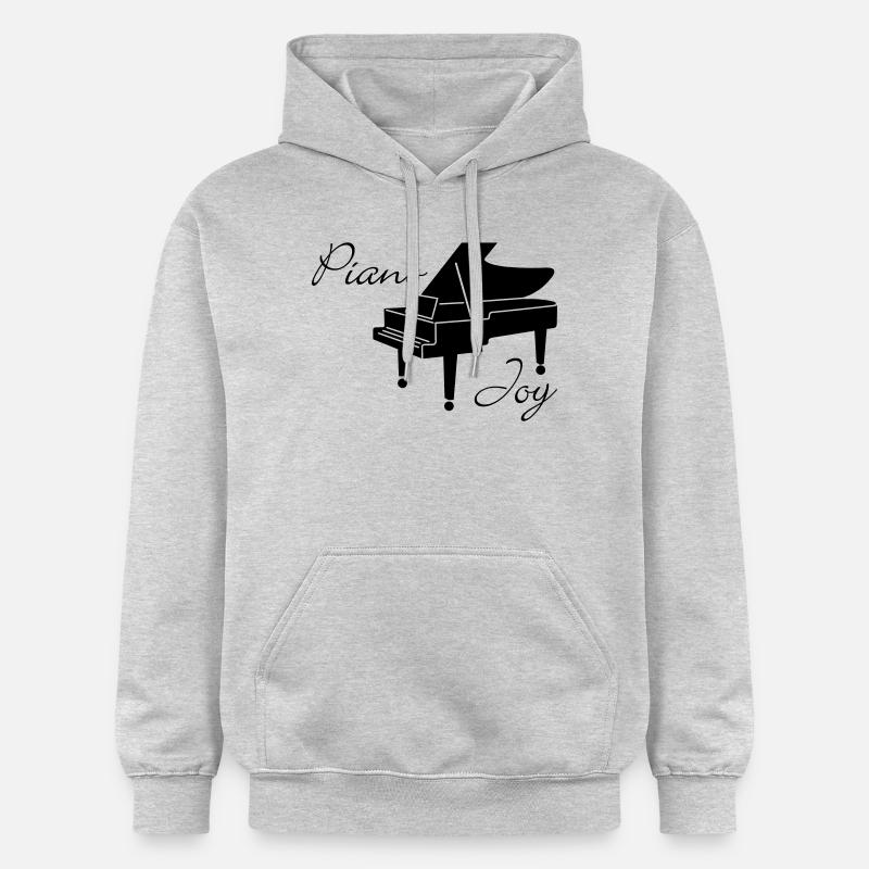 Piano Joy - Sweat à capuche Softstyle® Gildan Unisexe - gris clair chiné
