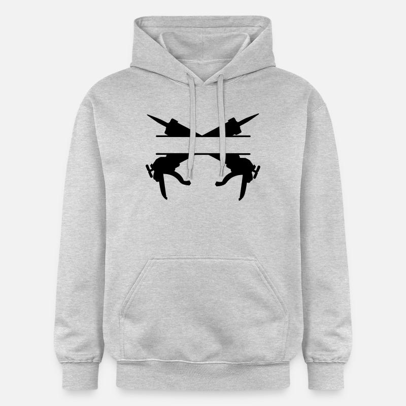 Logo der Sprühspritze abdichten - Gildan Unisex Softstyle® Midweight Hoodie - Hellgrau meliert